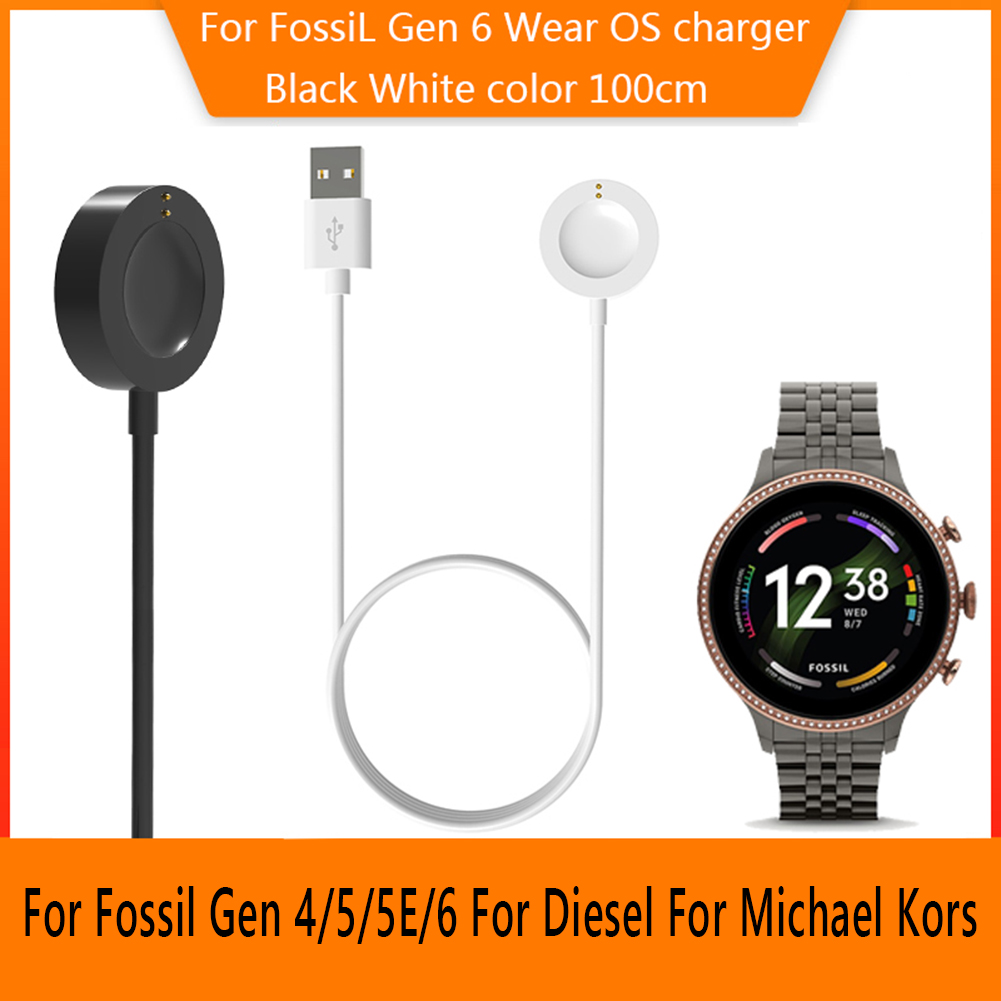 Fossil Watches Smartwatch Gen 4 - Kabel Pengisi Daya Smartwatch untuk Fossil