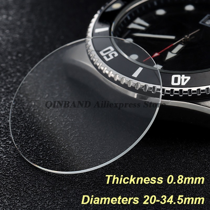 Watch Crystal Replacement - Kaca Jam Tangan Bulat Diameter 20-34.5mm