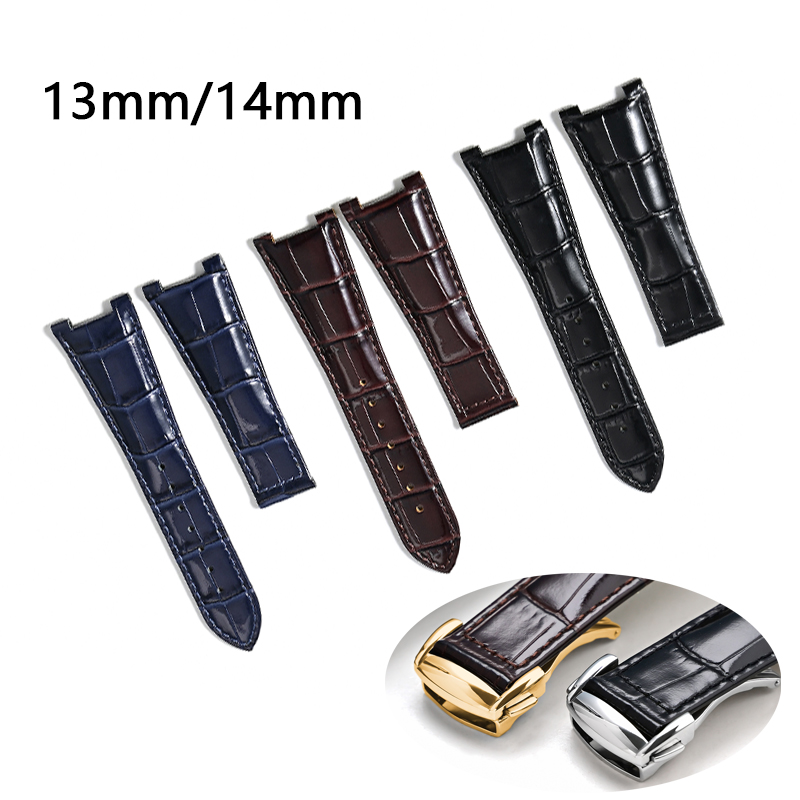 Omega Watch Speedmaster - Gelang Jam Kulit Asli untuk Seri