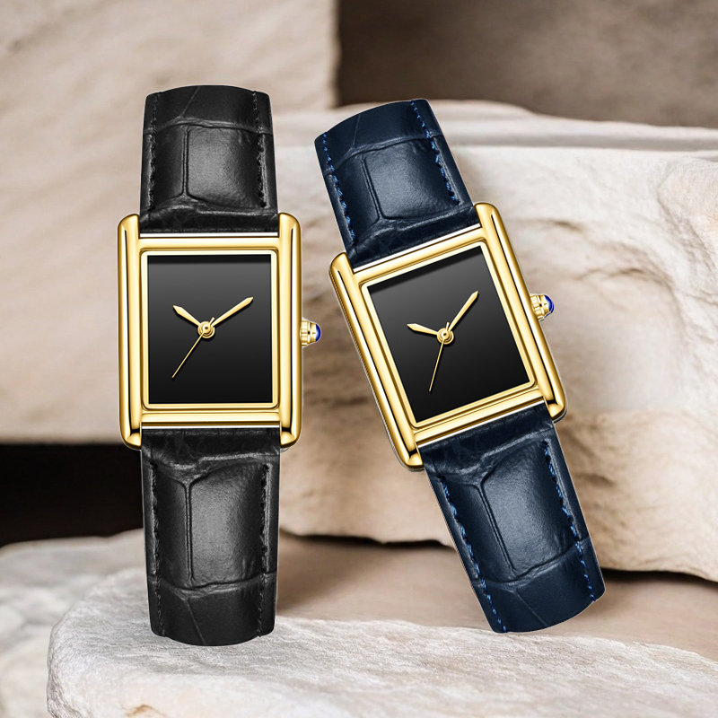 Cartier Watch Tank - Tank Square Merek Mewah Jam Tangan