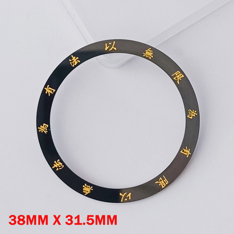 Watch Bezel Insert - Sisipan Bezel keramik 38mm cocok untuk
