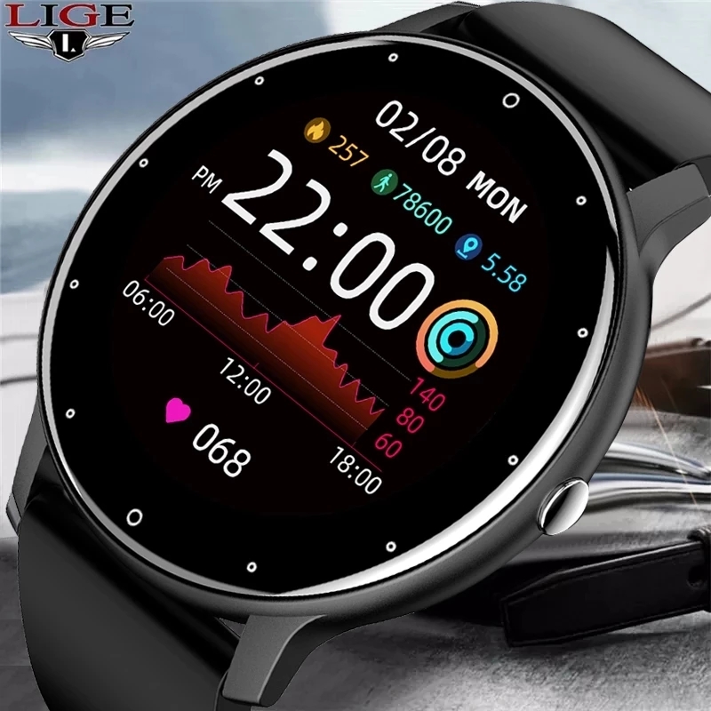 Smartwatch Digital Watches For Men - LIGE 2026 Jam Tangan Pintar Baru