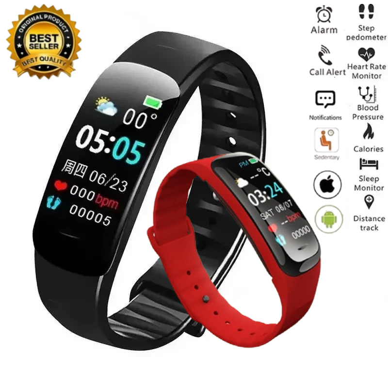 Smartwatch Sports Watches For Women - C1 Plus Jam Tangan Pintar Pelacak
