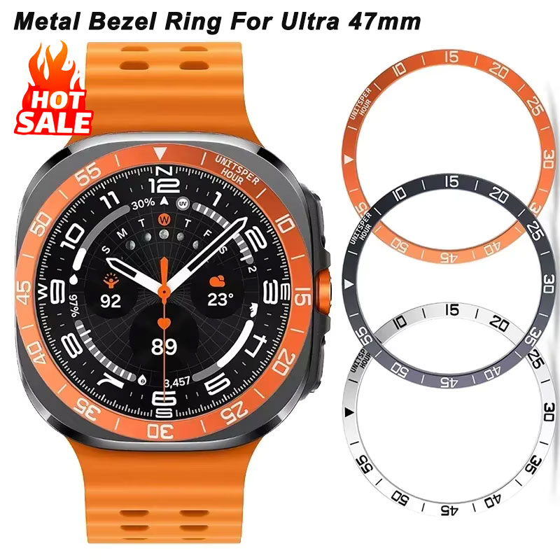 Watch Smartwatch Android - Casing Cincin Bezel Penutup Logam untuk
