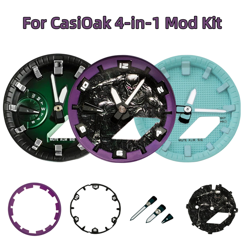 Casio Watch G-Shock Ga-2100 - CasiOak 4-in-1 Mod kit untuk Casio
