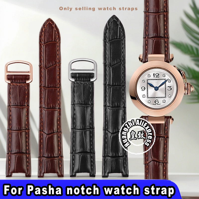 Cartier Watch Tank - Tali Jam Tangan Kulit Sapi untuk