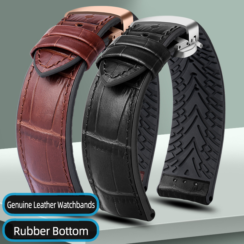 Omega Watch Speedmaster - Gelang Jam Kulit Asli 19/20/21/22Mm Jam