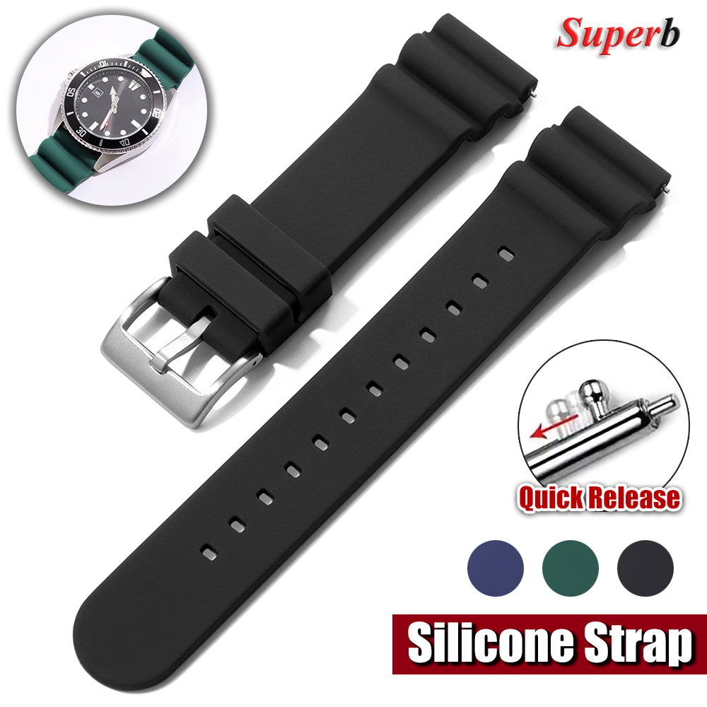 Citizen Watches Smartwatch - Tali Jam Tangan Silikon Tropis 20mm