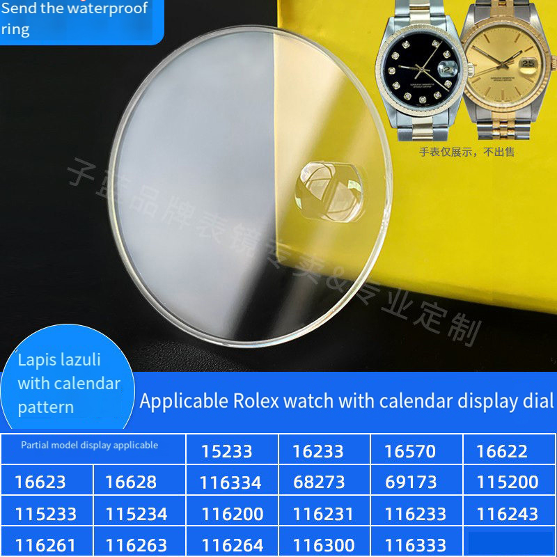 Watch Crystal Replacement - Kristal Jam Tangan Safir untuk Rolex
