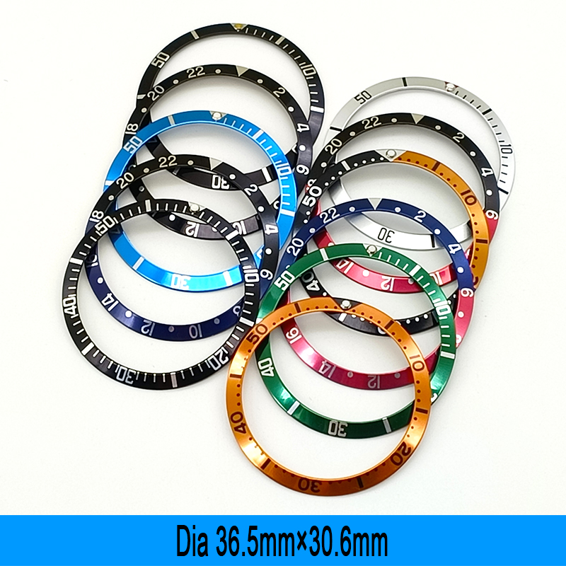 Watch Bezel Insert - 36.5mm * 30.6mm Cincin Kasus aluminium