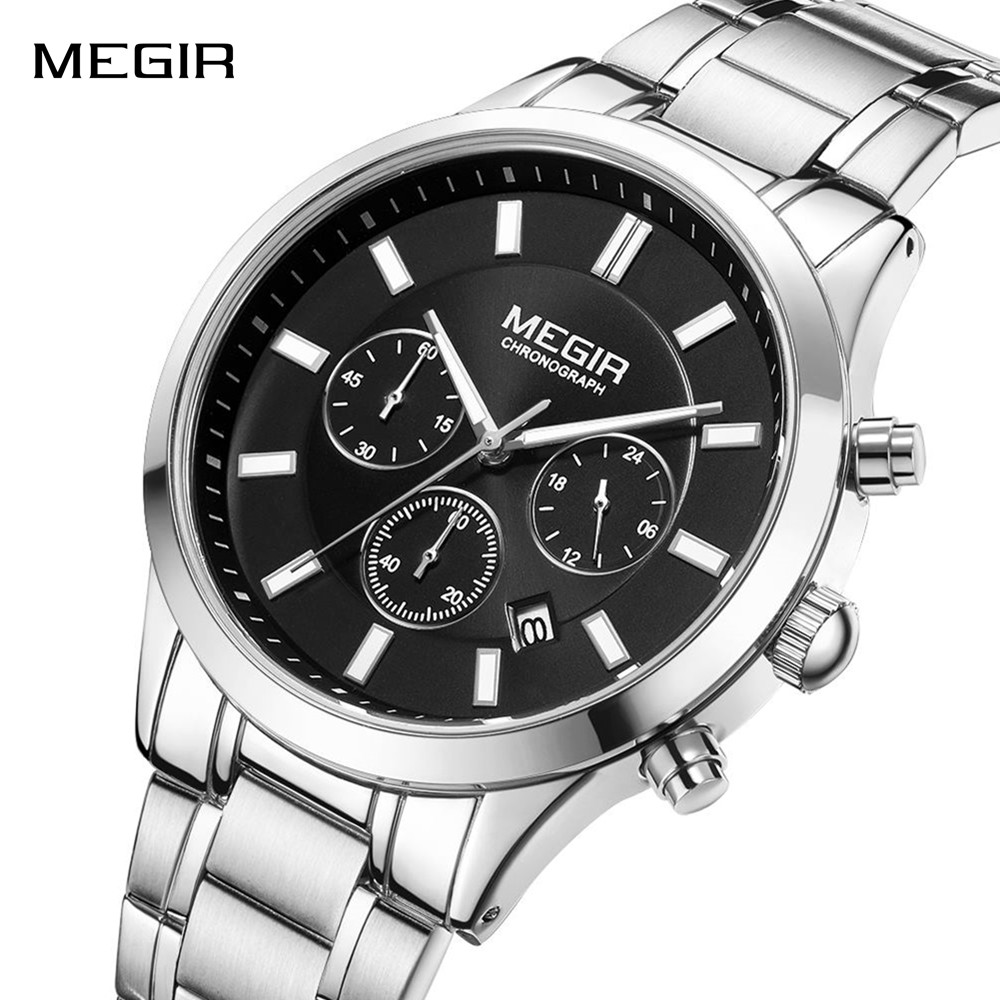 Smartwatch Digital Watches For Men - Jam Tangan Pria MEGIR, Model Sport