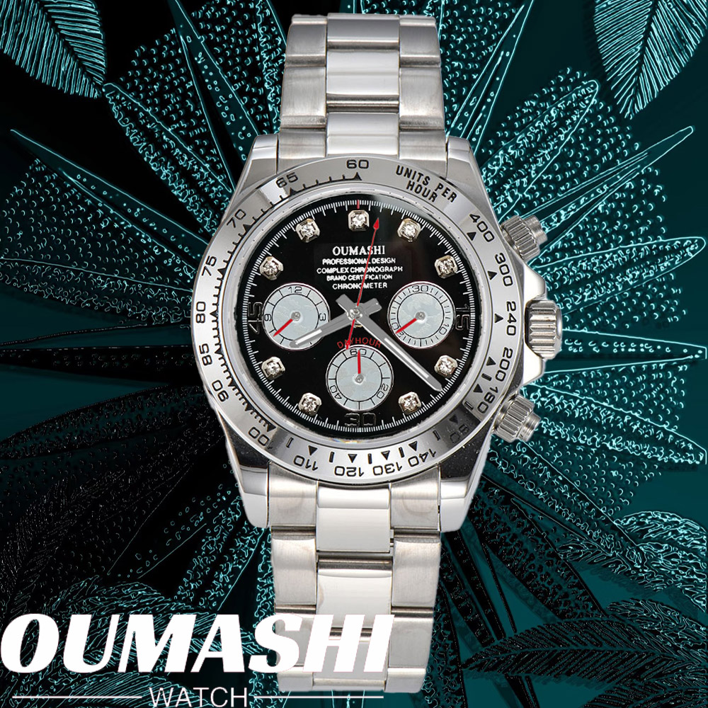 Watch Bezel Insert - Jam Tangan Mewah VK63 39Mm Jam