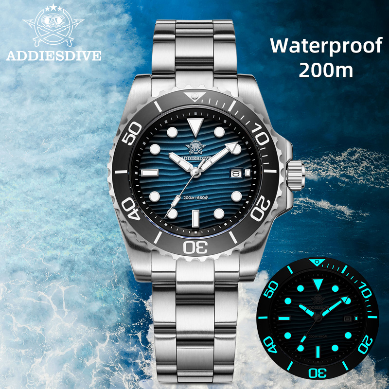 Smartwatch Vintage Watches For Men - ADDIESDIVE Jam Tangan Kuarsa Sederhana Jam