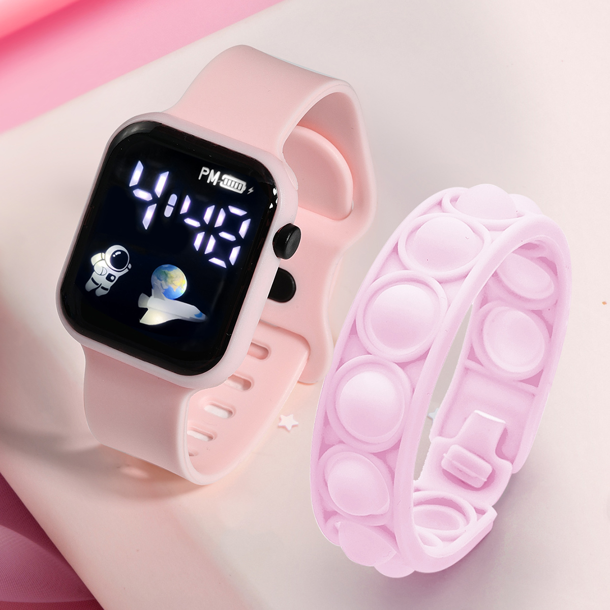 Smartwatch Watches Gift For Boys - Jam tangan pintar anak, 2 buah