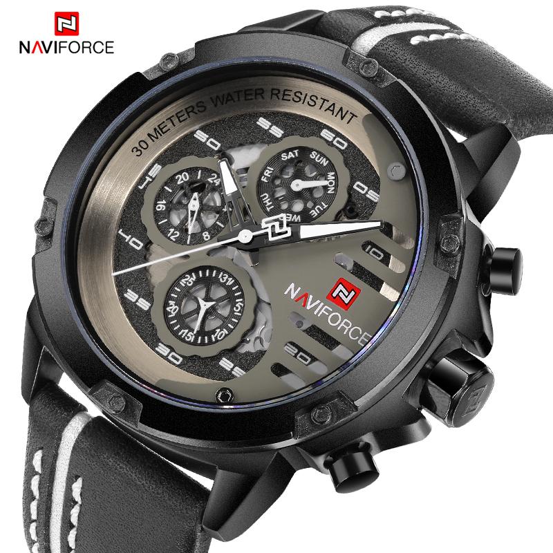 NAVIFORCE Jam Tangan Olahraga  - Smartwatch Military Watches For Men ulasan dan harga