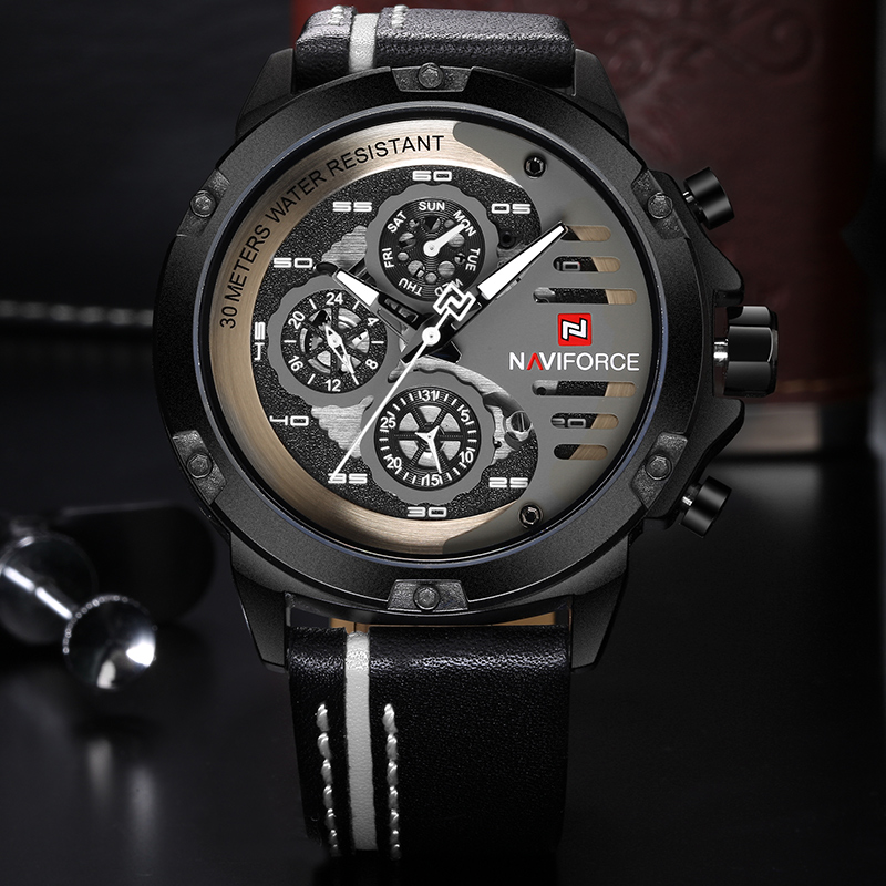 NAVIFORCE Jam Tangan Olahraga  - Smartwatch Military Watches For Men ulasan dan harga