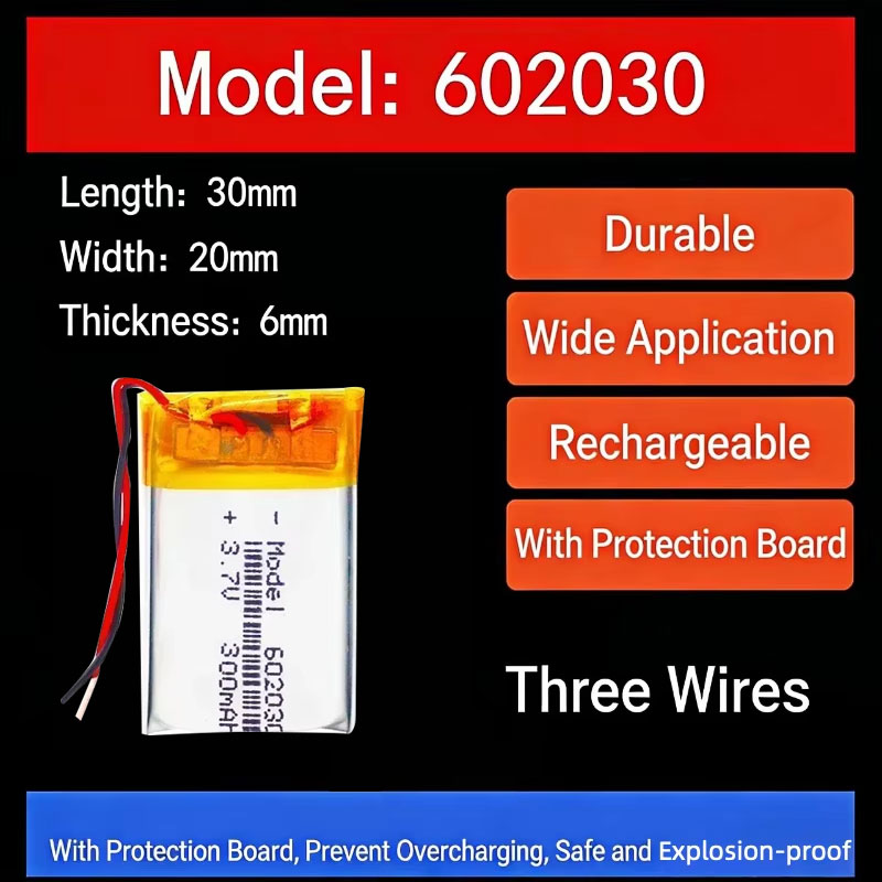 Baterai Lithium 3.7V 300mAh 60 - Smartwatch Watches Smart ulasan dan harga