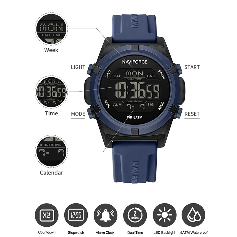 Jam Tangan NAVIFORCE 2026 Untu - Watch Display Pillow ulasan dan harga