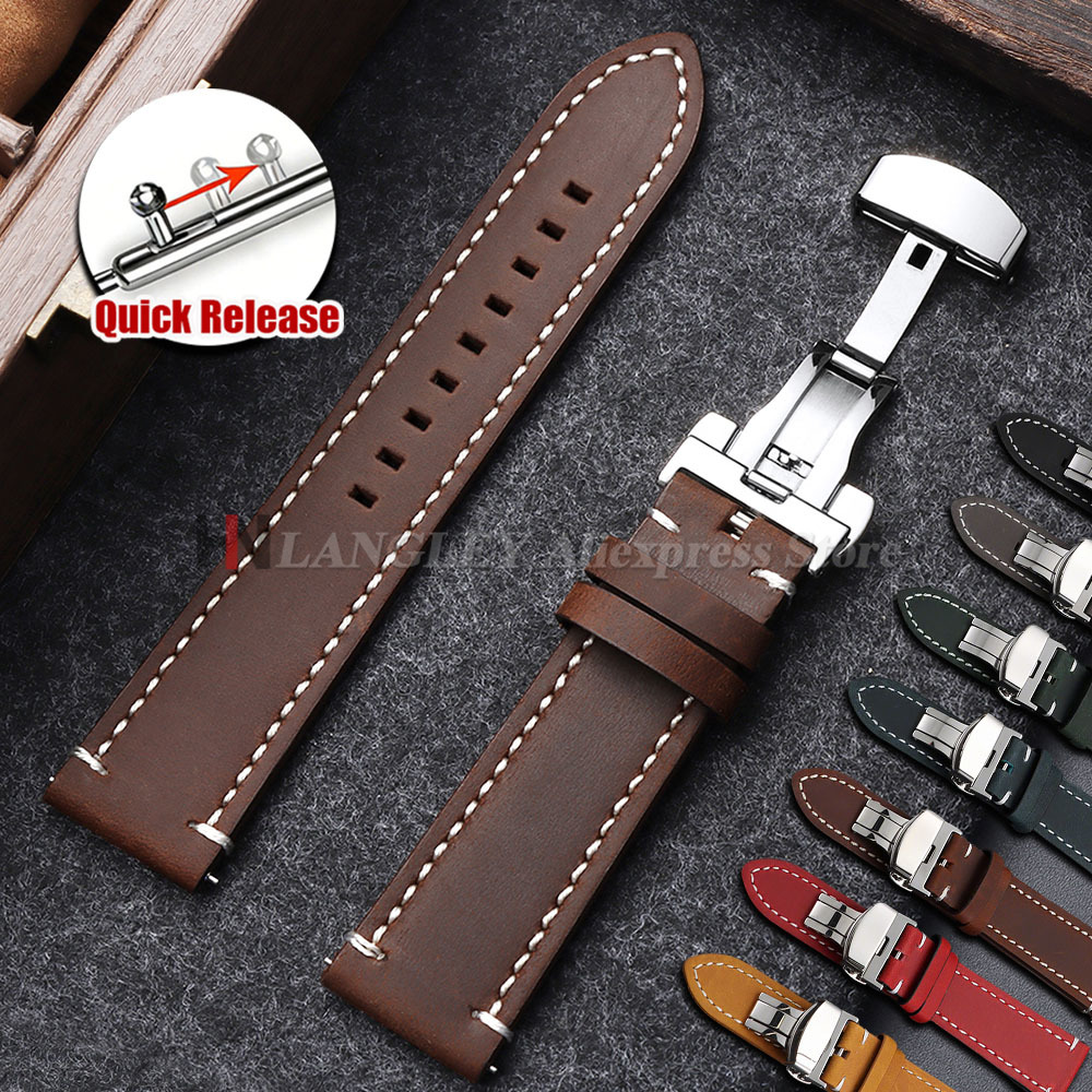 Tali Jam Tangan Kulit Anak Sap - Omega Watch Speedmaster ulasan dan harga