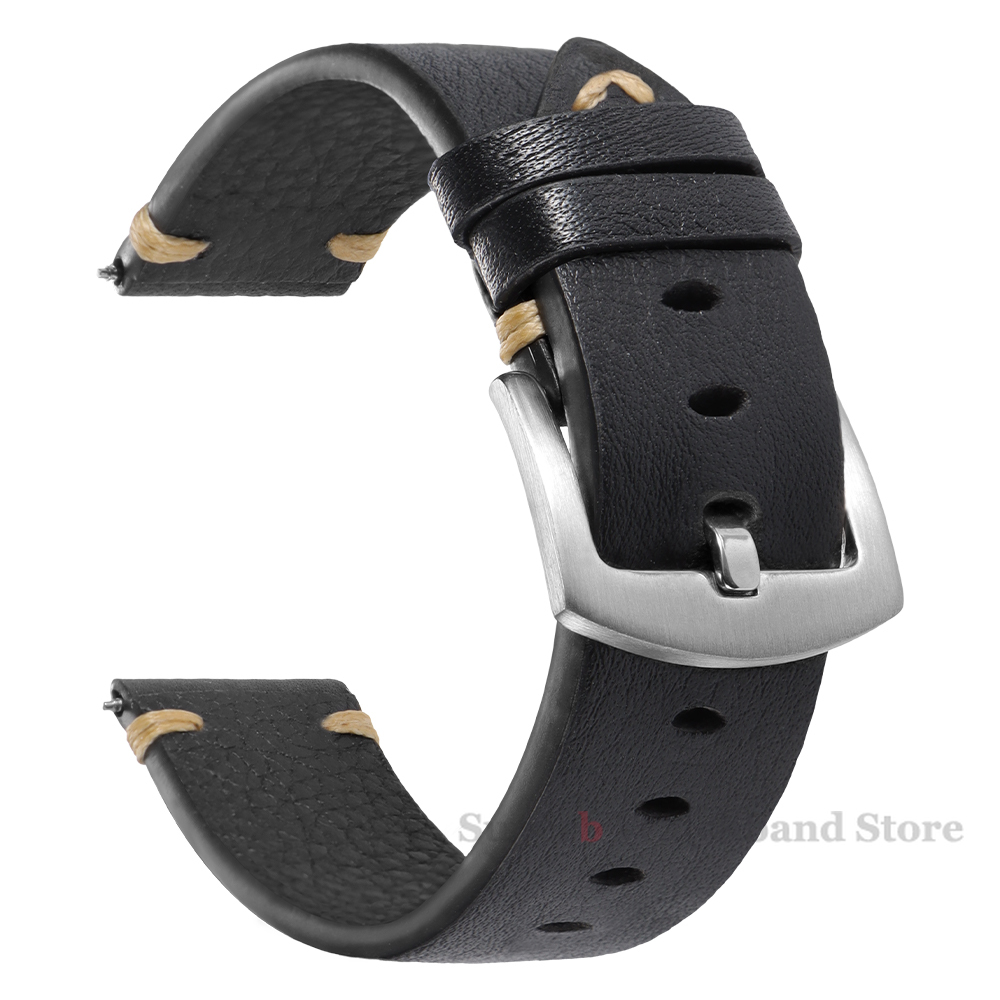 Tali Kulit Asli untuk Jam Tang - Smartwatch Vintage Watches For Men ulasan dan harga