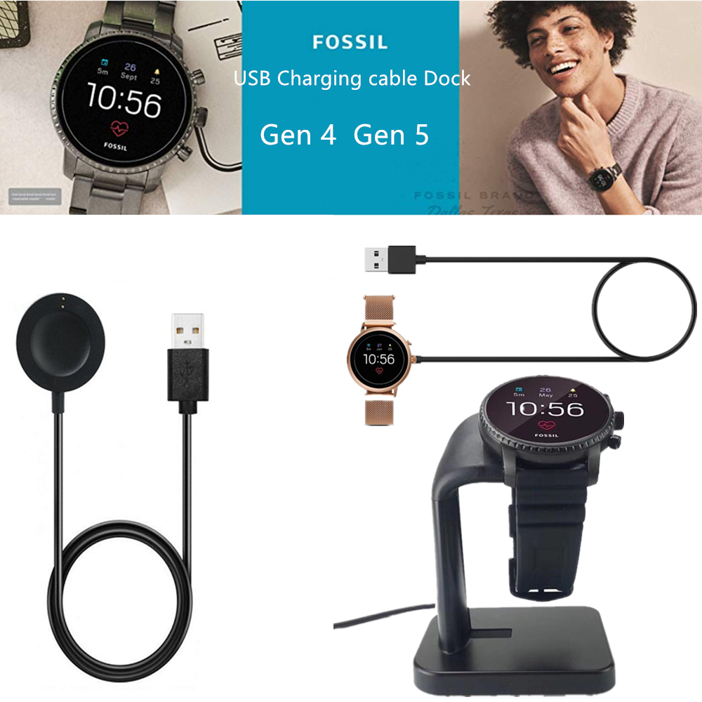 Charger untuk Fossil Gen 4 5 S - Fossil Watches Smartwatch Gen 4 ulasan dan harga