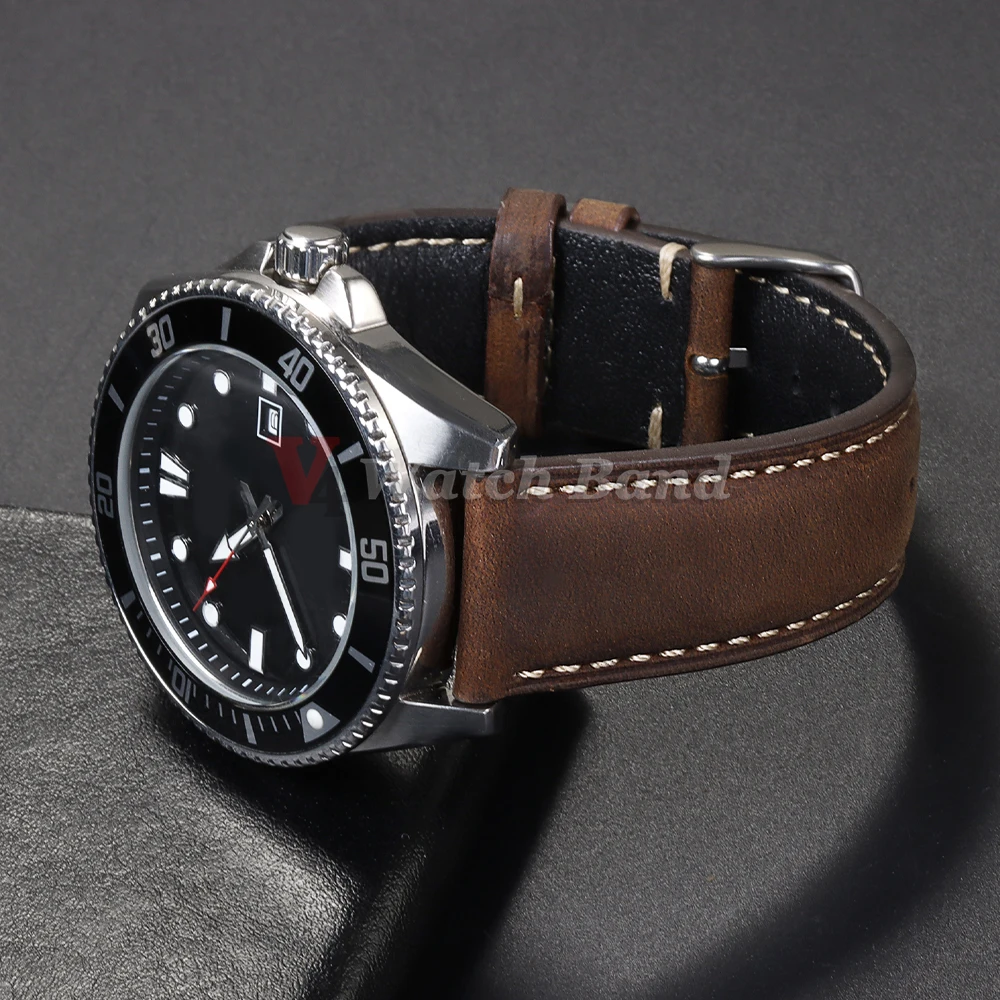 Gelang jam kulit anak sapi asl - Omega Watch Speedmaster ulasan dan harga