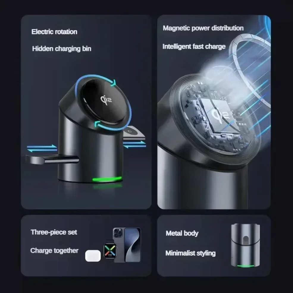 Pengisi Daya Nirkabel Magnetik - Watch Smartwatch Android ulasan dan harga