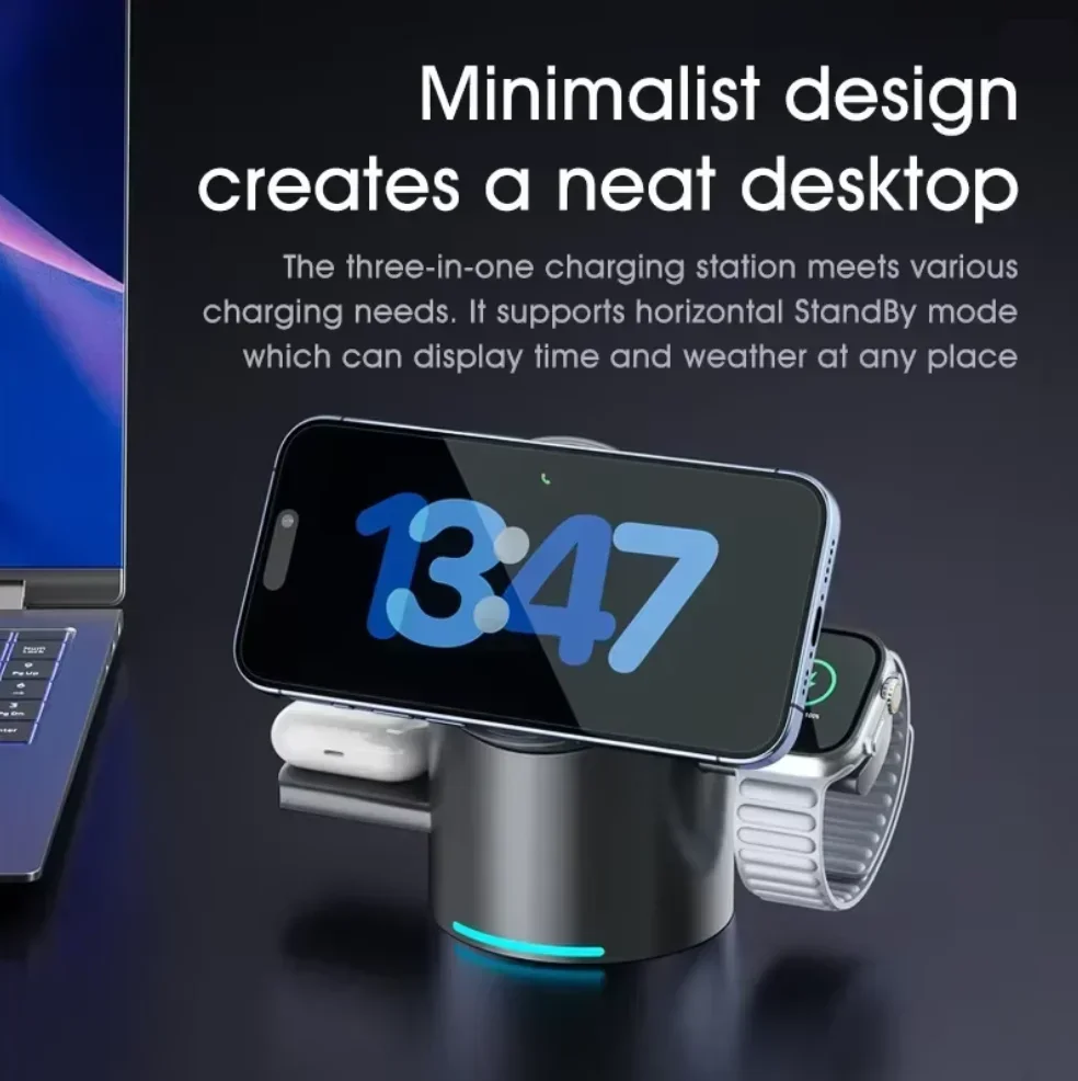 Pengisi Daya Nirkabel Magnetik - Watch Smartwatch Android ulasan dan harga