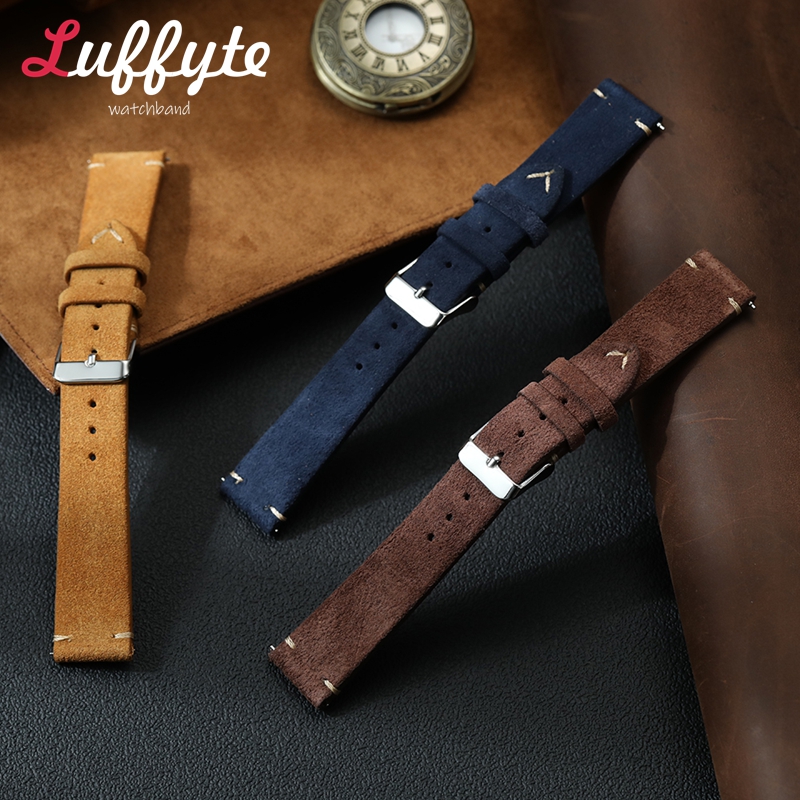 Tali Jam Tangan Kulit Suede Vi - Smartwatch Vintage Watches For Men ulasan dan harga