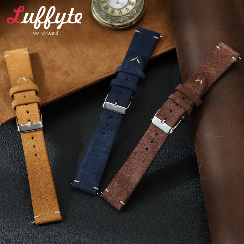 Tali Jam Tangan Kulit Suede Vi - Smartwatch Vintage Watches For Men ulasan dan harga
