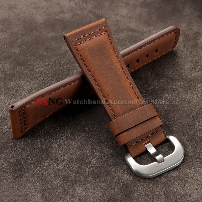 Tali Jam Tangan Kulit Vintage  - Smartwatch Vintage Watches For Men ulasan dan harga