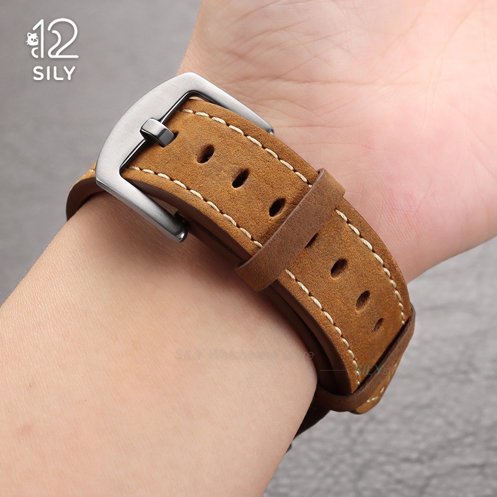 Tali Jam Tangan Kulit Anak Sap - Smartwatch Vintage Watches For Men ulasan dan harga