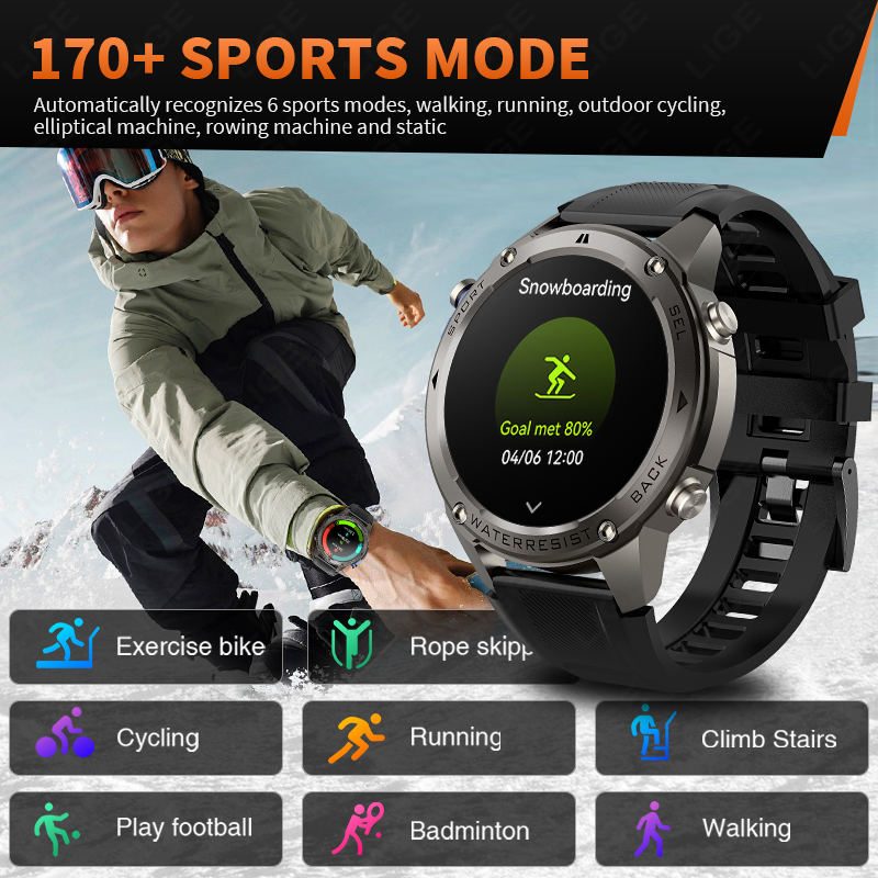 Jam Tangan Pintar GPS Kelas Mi - Smartwatch Watches Smart ulasan dan harga