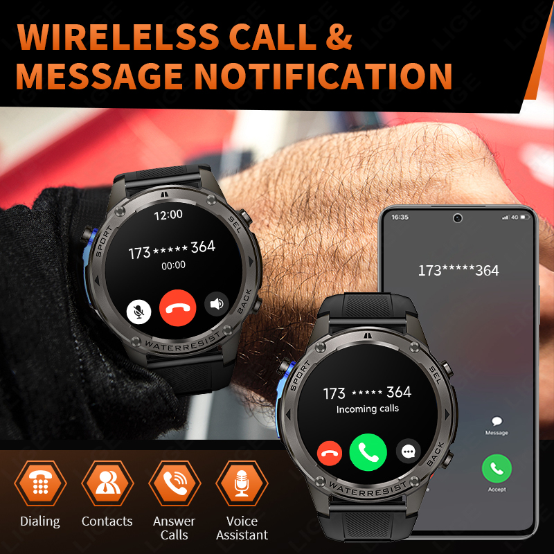 Jam Tangan Pintar GPS Kelas Mi - Smartwatch Watches Smart ulasan dan harga