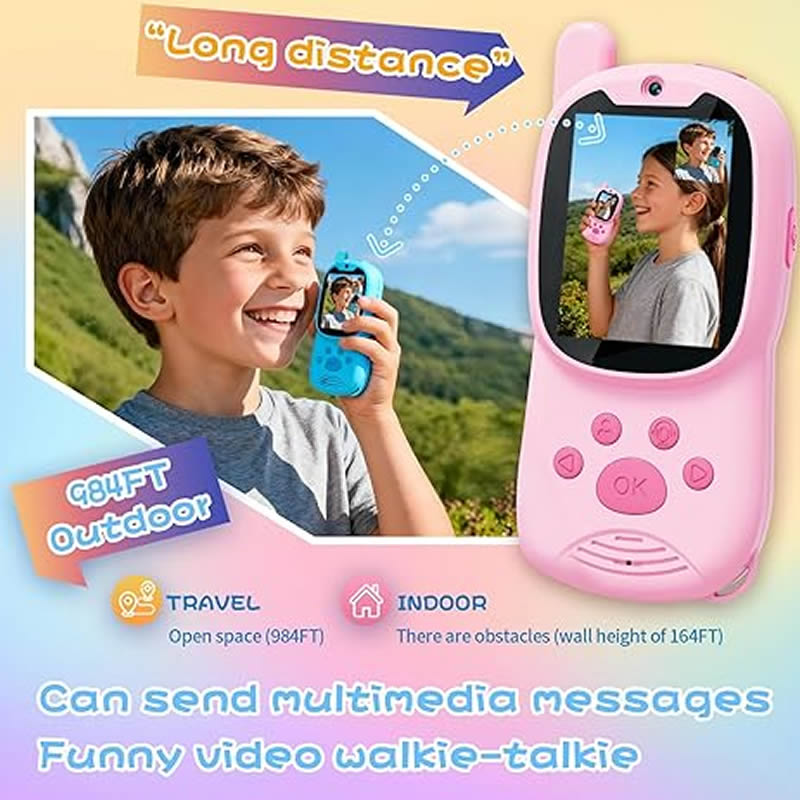 Walkie Talkie Lucu 2 Buah Isi  - Smartwatch Watches Gift For Boys ulasan dan harga