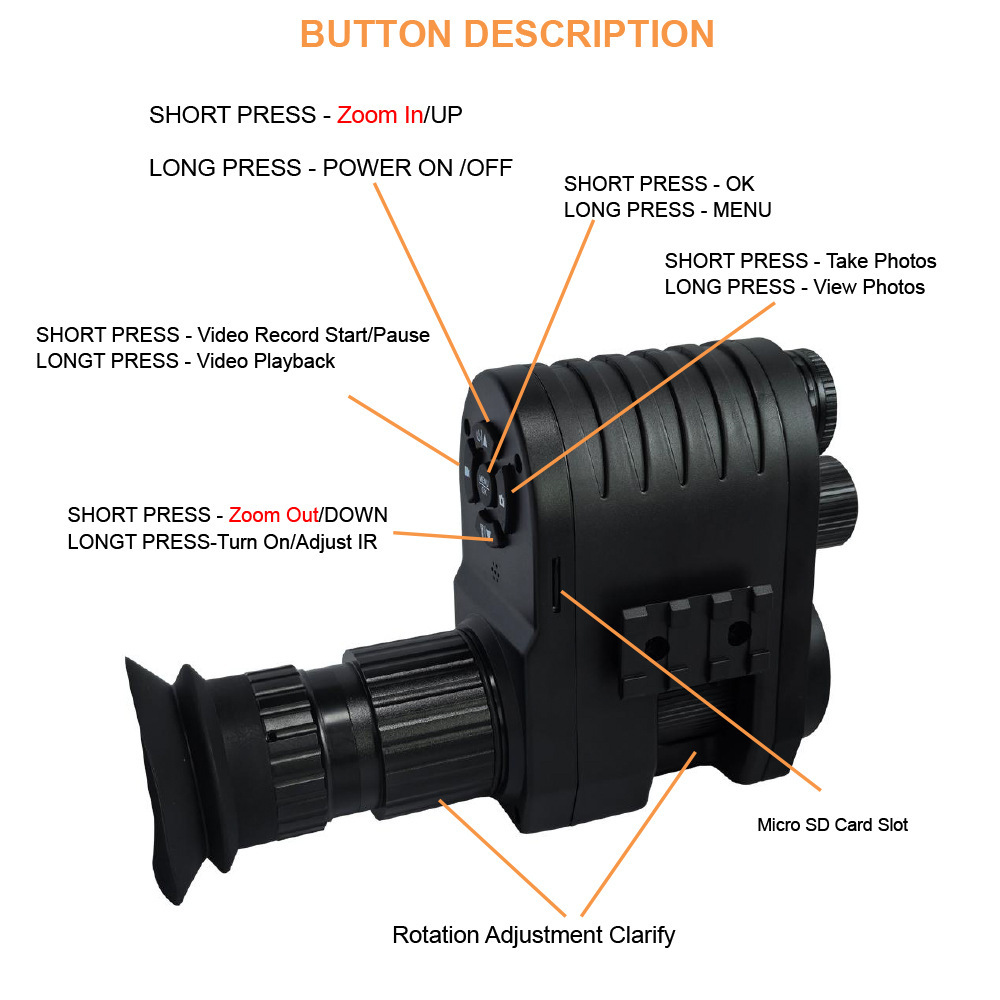 Lensa besar 50mm untuk berburu - Watches Original ulasan dan harga