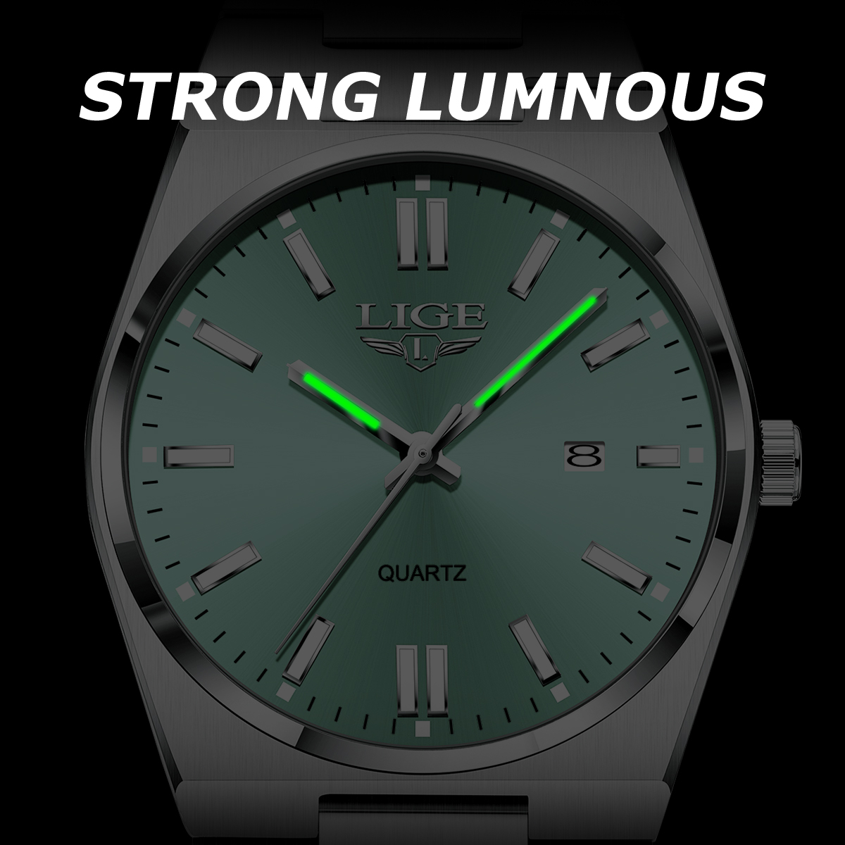 LIGE Jam Tangan Pria Bermerek  - Smartwatch Vintage Watches For Men ulasan dan harga