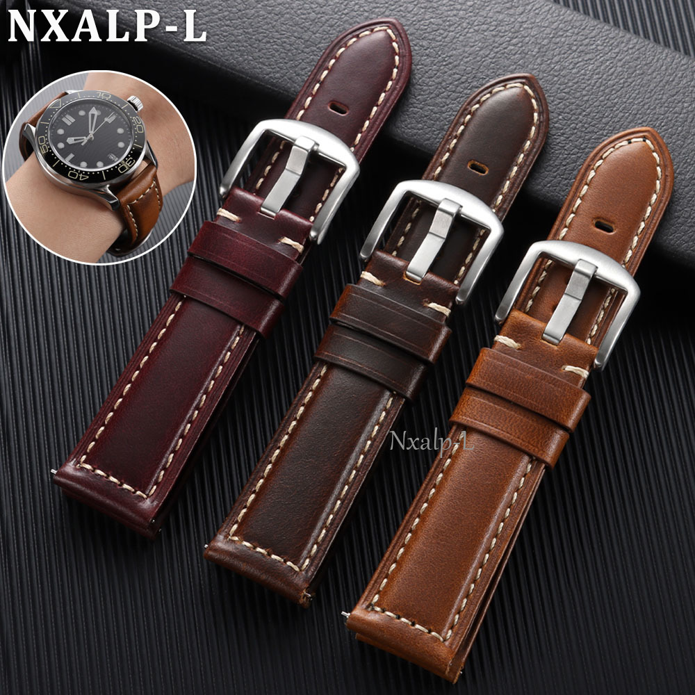Tali Kulit Sapi Lilin Minyak 1 - Omega Watch Speedmaster ulasan dan harga