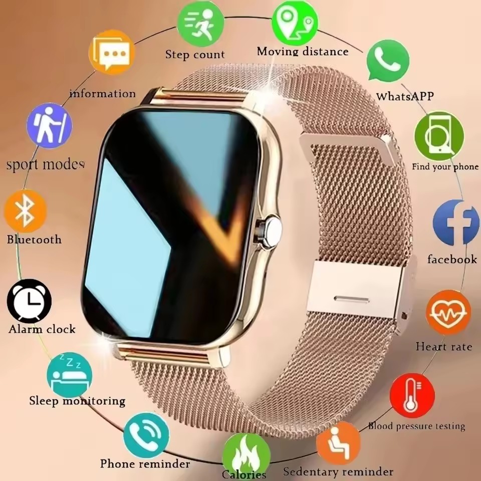 Jam tangan pintar Android IOS  - Watch Display Pillow ulasan dan harga