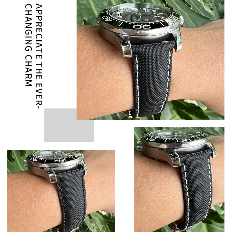 Tali Jam Tangan Kulit Nilon 19 - Omega Watch Speedmaster ulasan dan harga