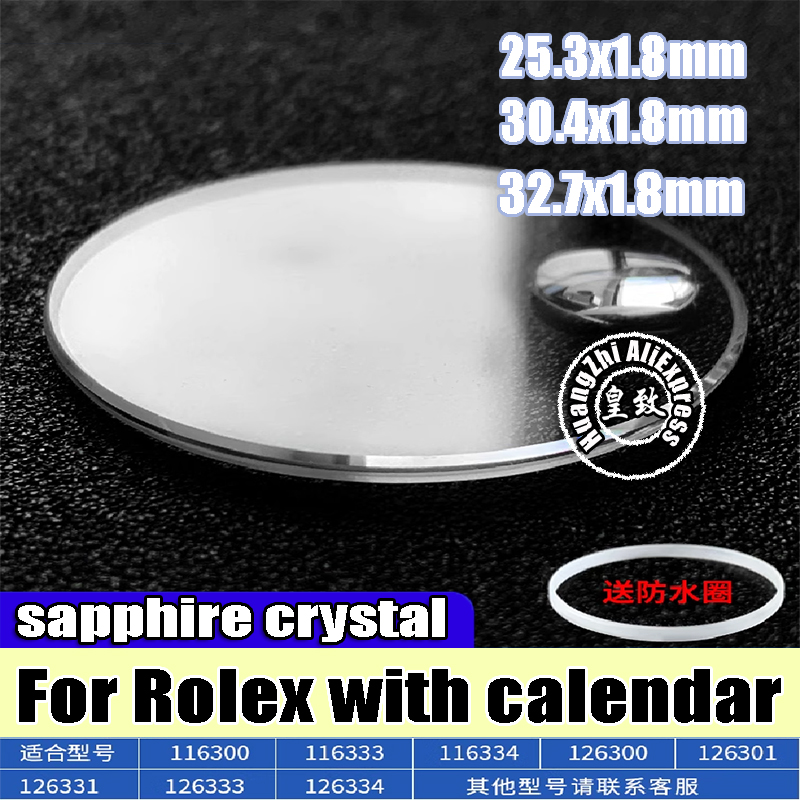 30.4 kristal safir untuk Rolex - Watch Crystal Replacement ulasan dan harga