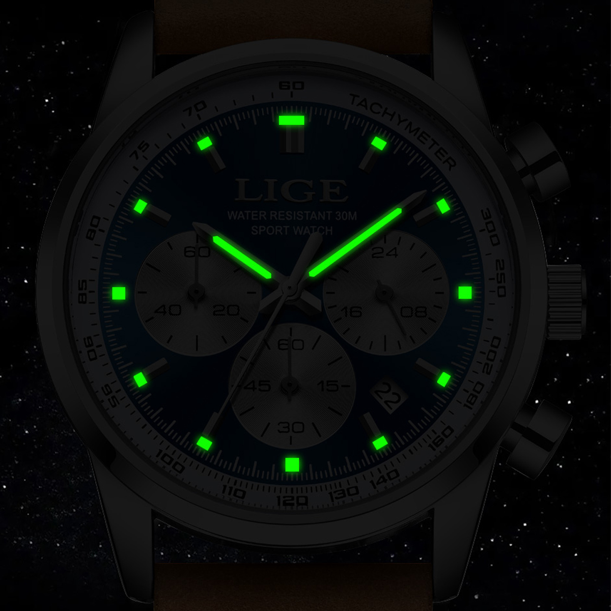 LIGE Jam Tangan Kuarsa Pria Be - Smartwatch Military Watches For Men ulasan dan harga