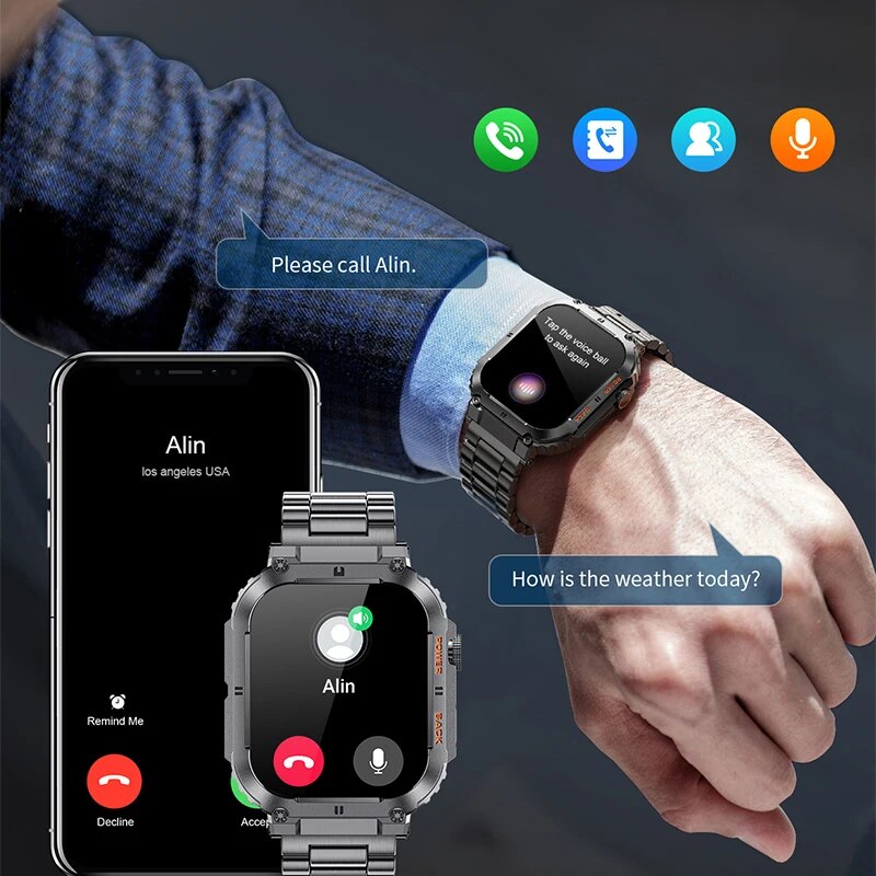 LIGE jam tangan cerdas pria, j - Smartwatch Digital Watches For Men ulasan dan harga