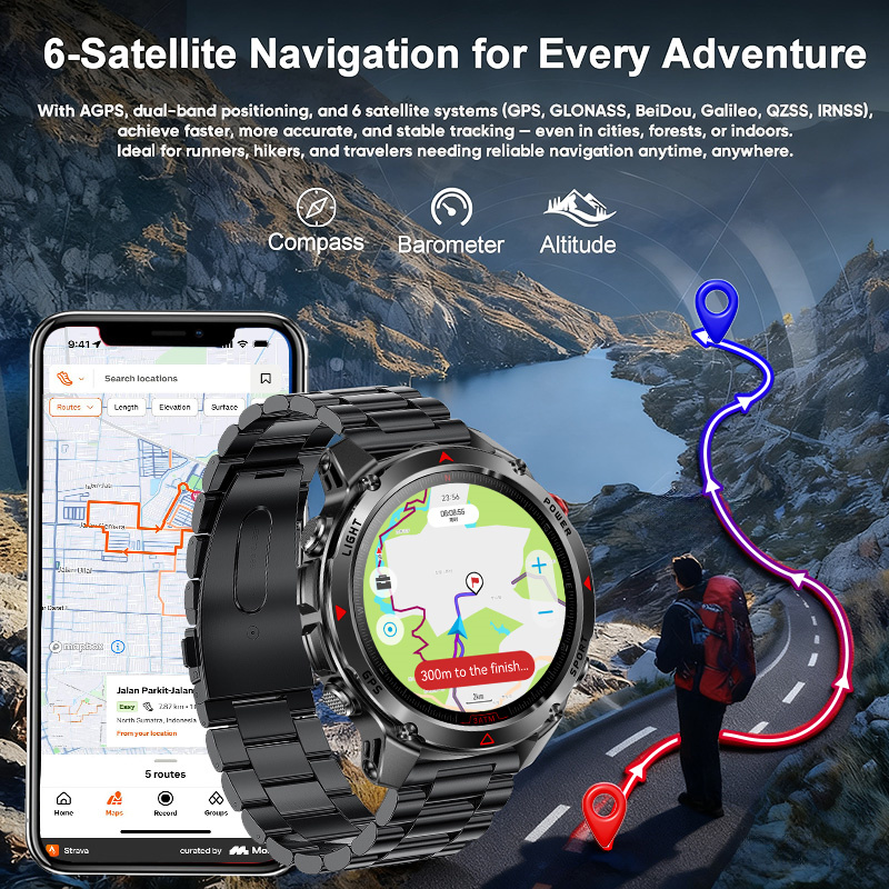 T-Rex 3 Pro Jam Tangan Pintar  - Smartwatch Military Watches For Men ulasan dan harga