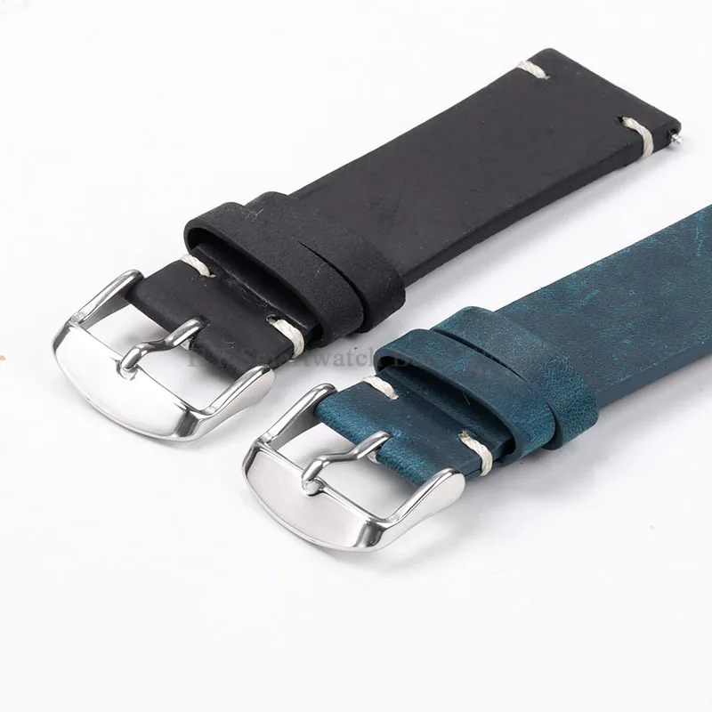 Tali jam tangan kulit sapi ant - Smartwatch Vintage Watches For Men ulasan dan harga