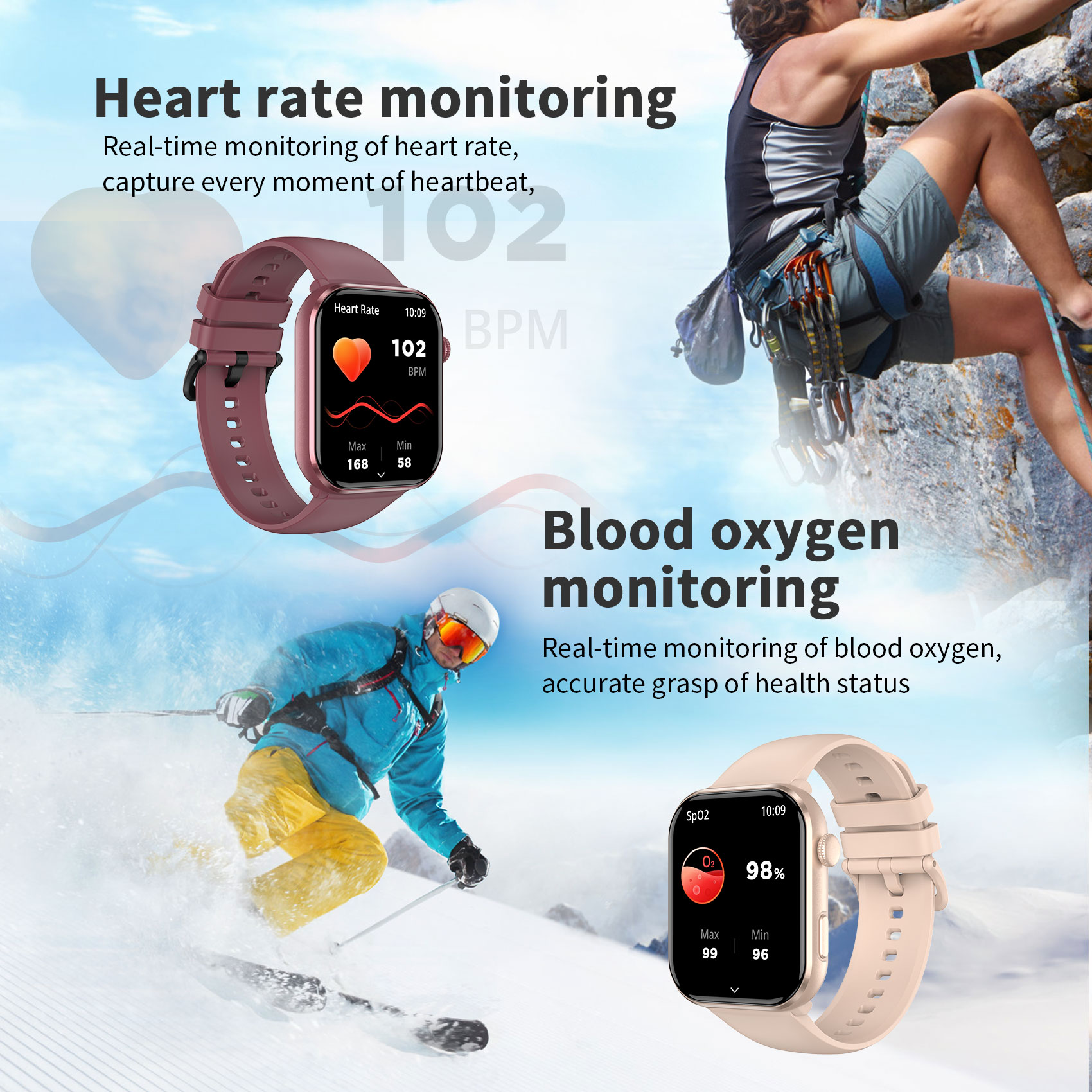 Blackview R60 Jam Tangan Pinta - Smartwatch Square Watches For Men ulasan dan harga