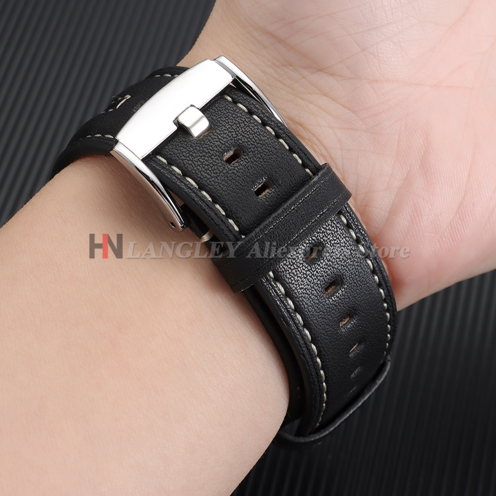 Tali Jam Tangan Kulit Vintage  - Smartwatch Vintage Watches For Men ulasan dan harga