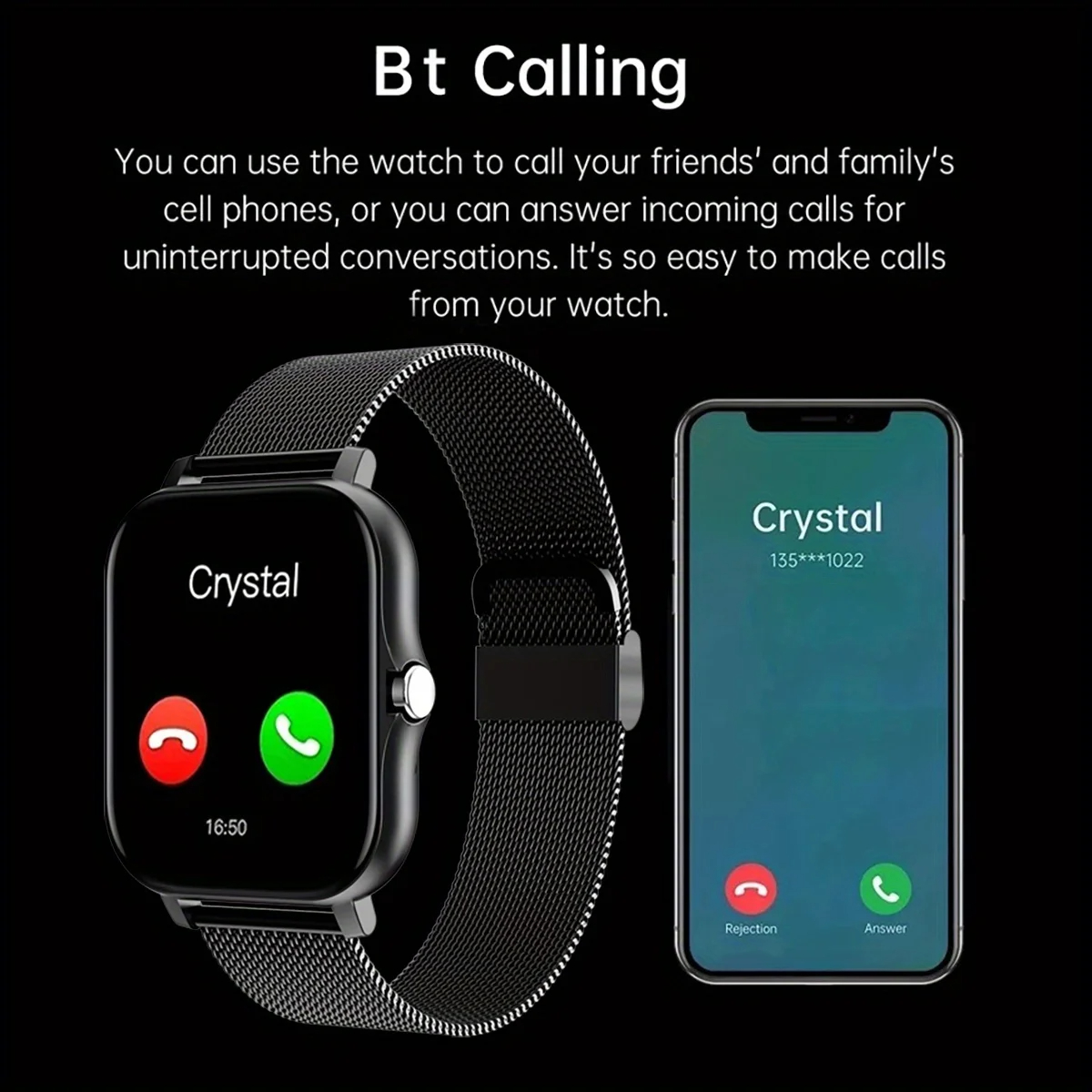 Jam Tangan Pintar untuk Androi - Smartwatch Sports Watches For Women ulasan dan harga