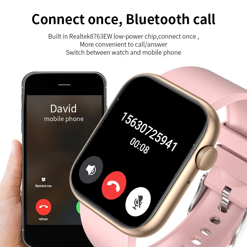 LIGE jam tangan pintar panggil - Smartwatch Sports Watches For Women ulasan dan harga