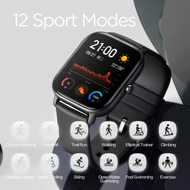 Jam Tangan Pintar Amazfit GTS  - Smartwatch Refurbished Watches ulasan dan harga